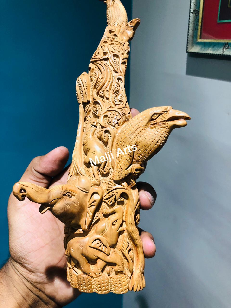 Sandalwood carving root