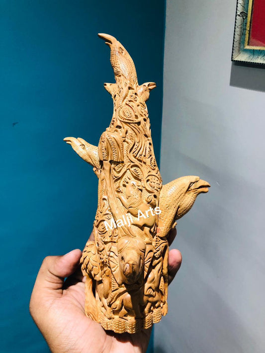 Sandalwood carving root